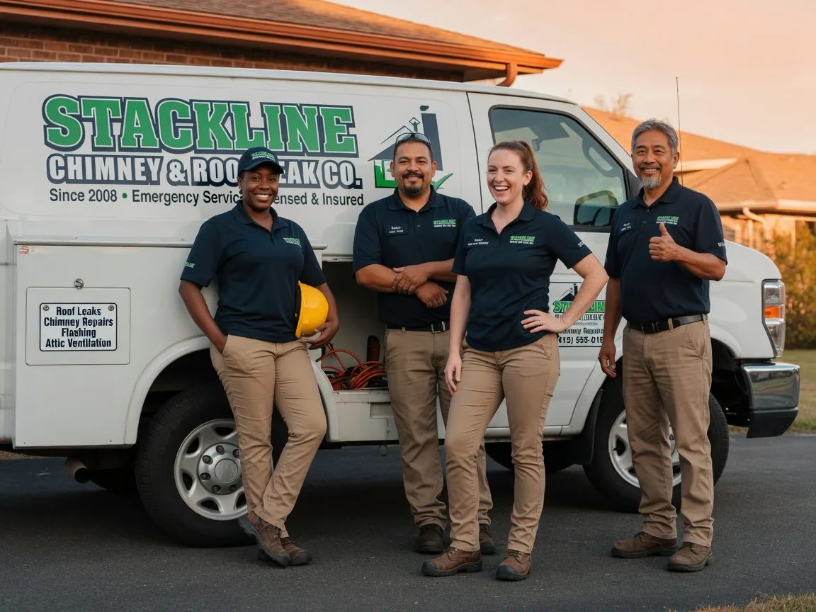 Chimney flashing repair company in Karlsruhe, ND